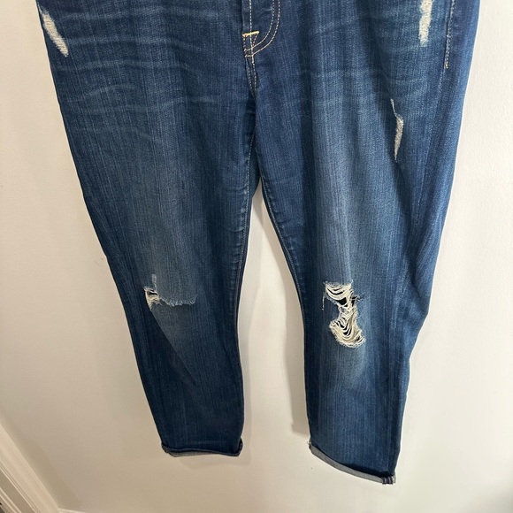 LIKE NEW- 7 FOR ALL MANKIND - Josefina Skinny Boyfriend Jeans - Size 28 - Picture 4 of 7